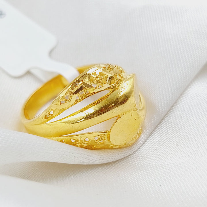 21K Gold Fancy Ring by Saeed Jewelry - Image 5