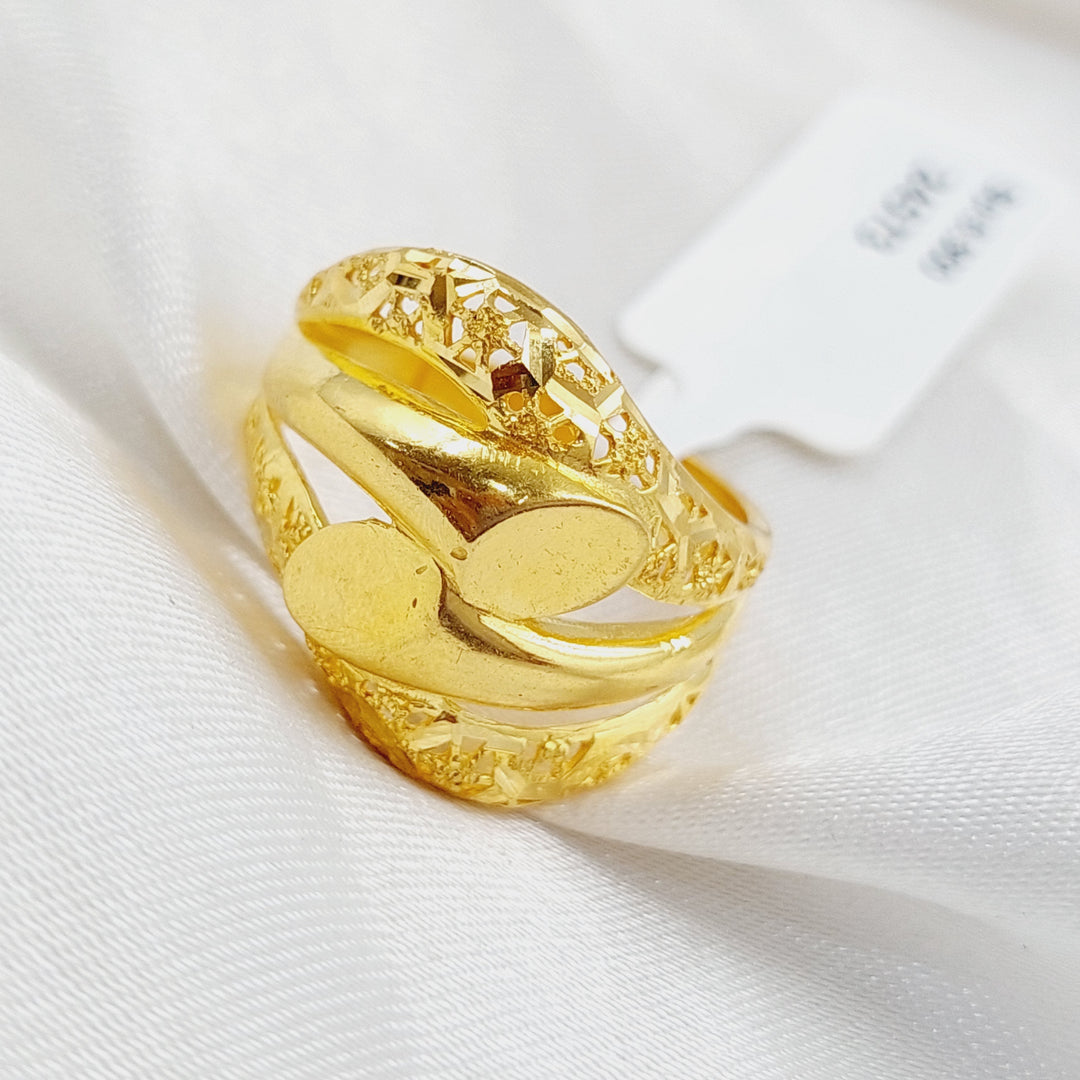 21K Gold Fancy Ring by Saeed Jewelry - Image 1