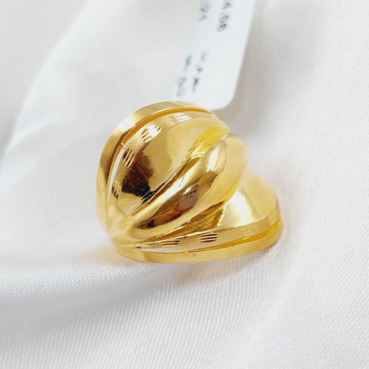 21K Gold Fancy Ring by Saeed Jewelry - Image 3