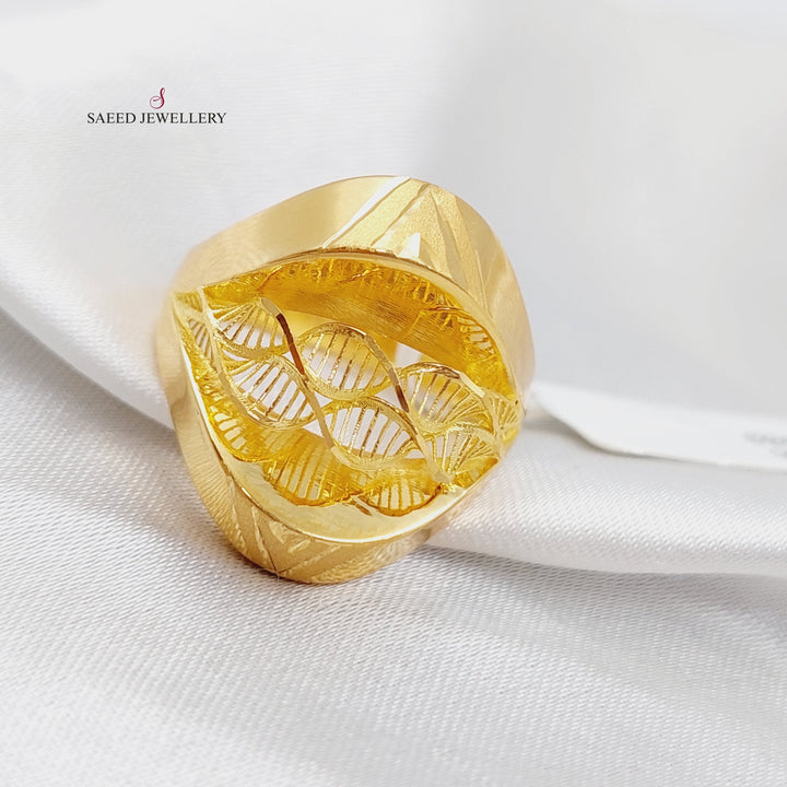 21K Gold Fancy Ring by Saeed Jewelry - Image 4