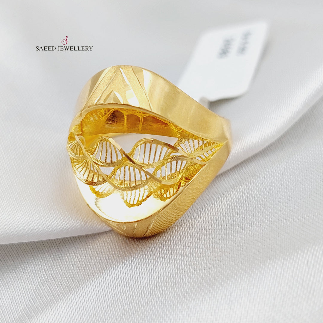 21K Gold Fancy Ring by Saeed Jewelry - Image 1