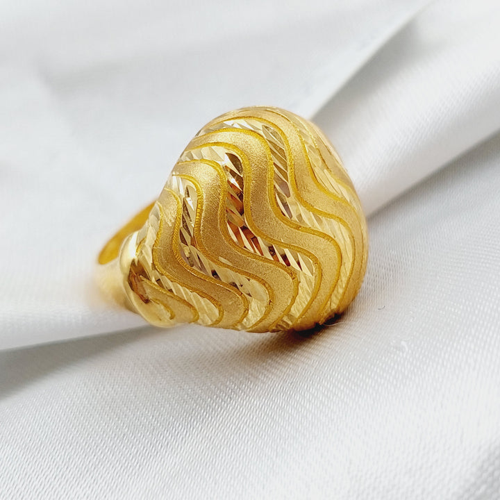 21K Gold Fancy Ring by Saeed Jewelry - Image 6