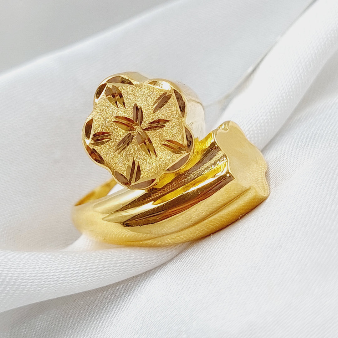 21K Gold Fancy Ring by Saeed Jewelry - Image 2