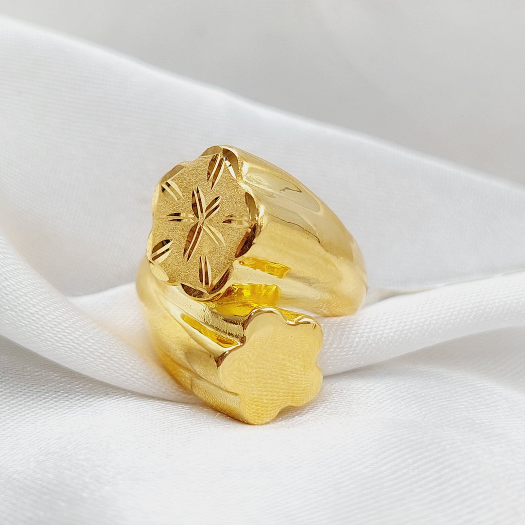 21K Gold Fancy Ring by Saeed Jewelry - Image 1