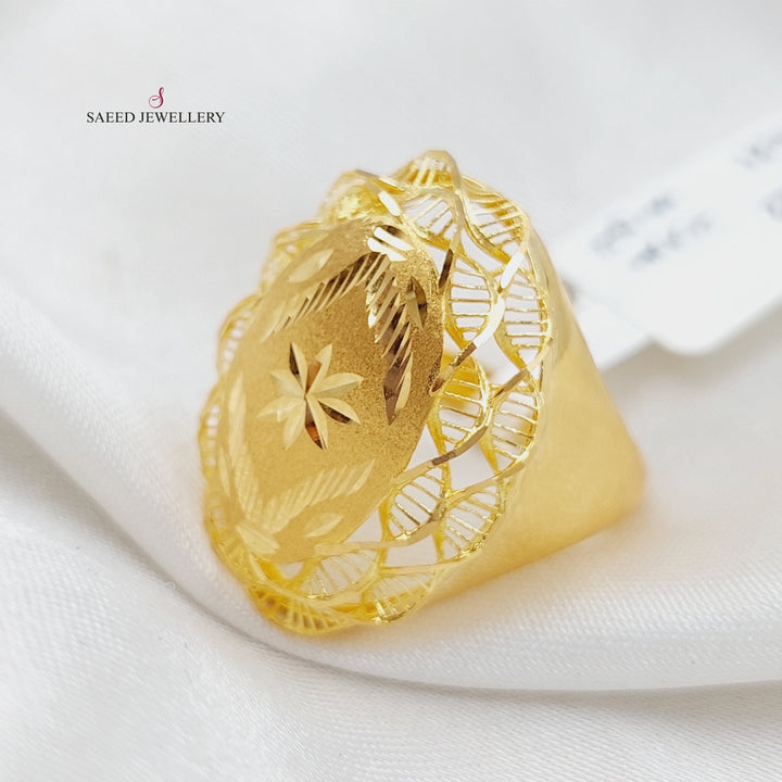 21K Gold Fancy Ring by Saeed Jewelry - Image 2