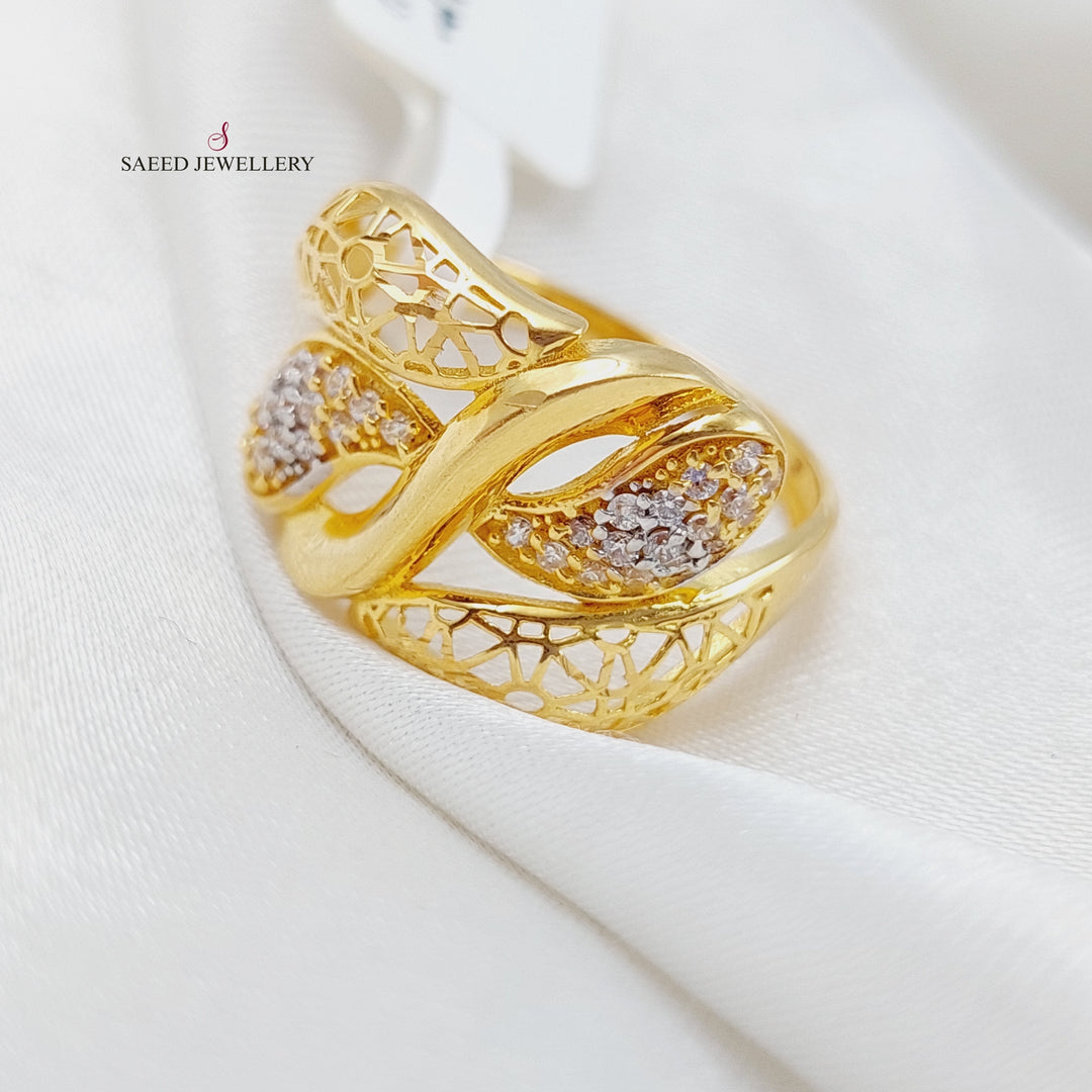 21K Gold Fancy Ring by Saeed Jewelry - Image 6