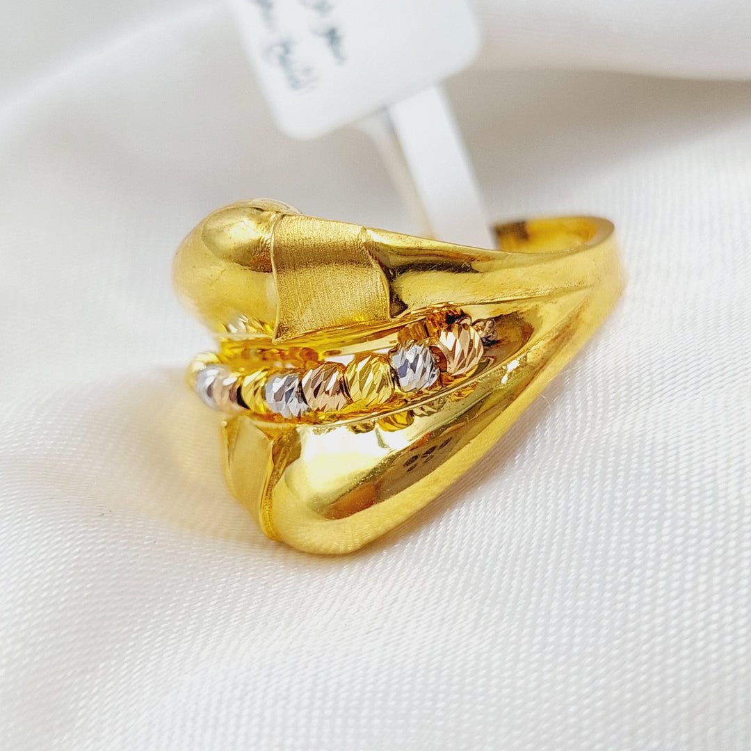 21K Gold Fancy Ring by Saeed Jewelry - Image 5