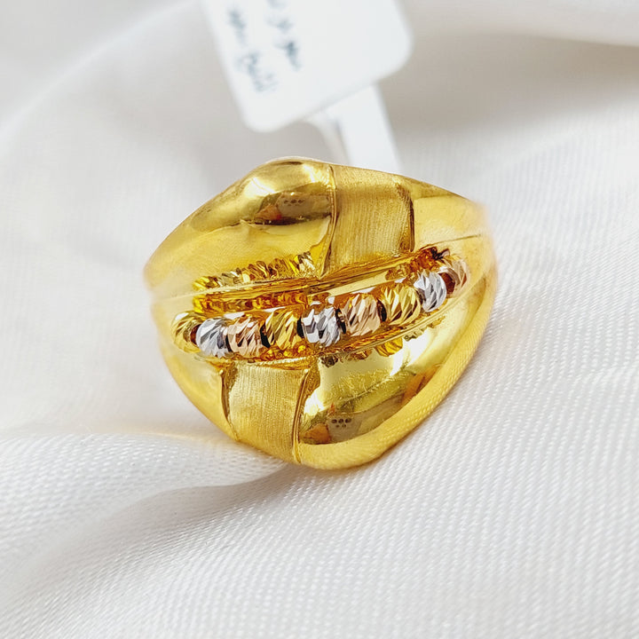 21K Gold Fancy Ring by Saeed Jewelry - Image 1