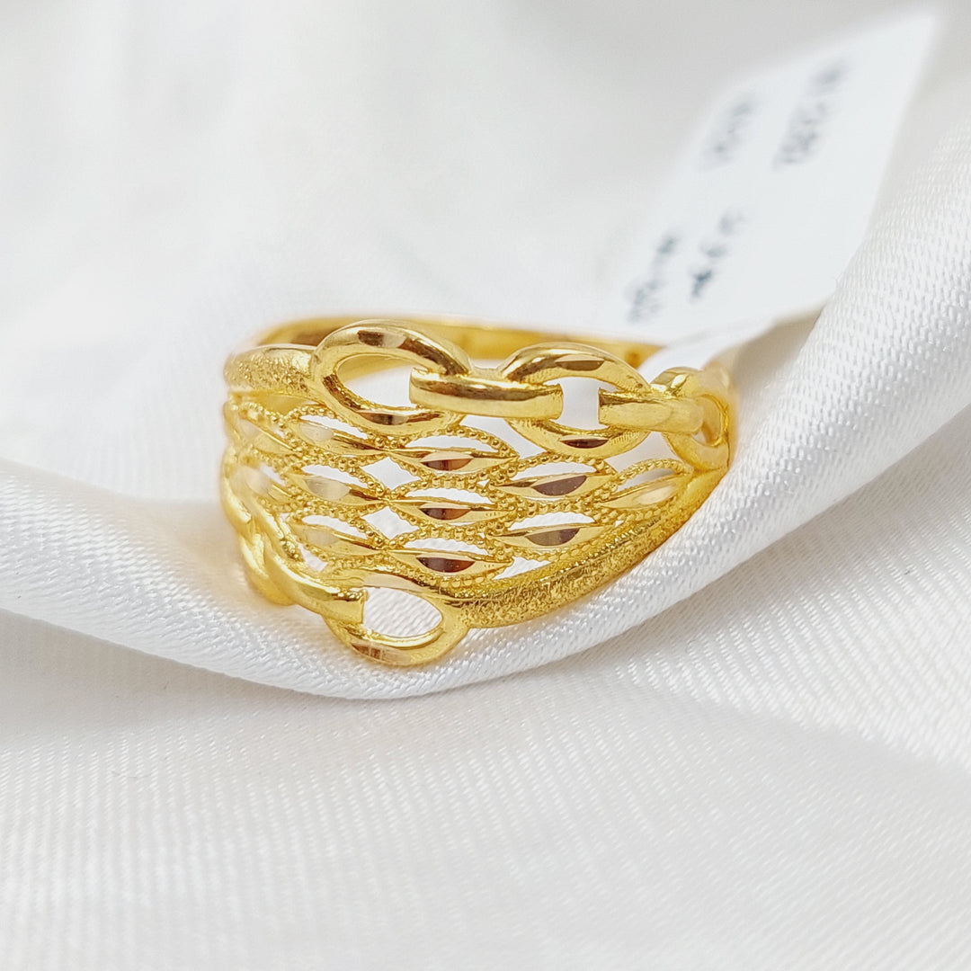 21K Gold Fancy Ring by Saeed Jewelry - Image 5