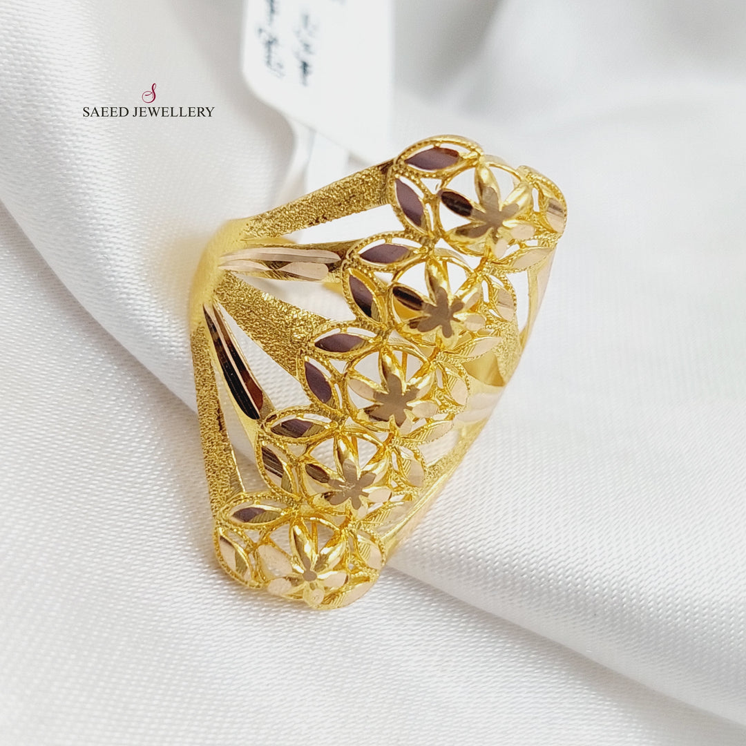 21K Gold Fancy Ring by Saeed Jewelry - Image 2