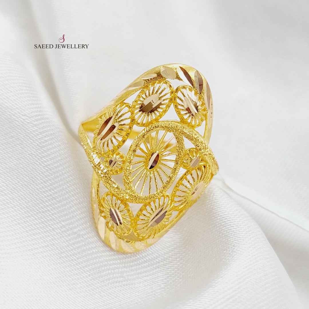 21K Gold Fancy Ring by Saeed Jewelry - Image 4