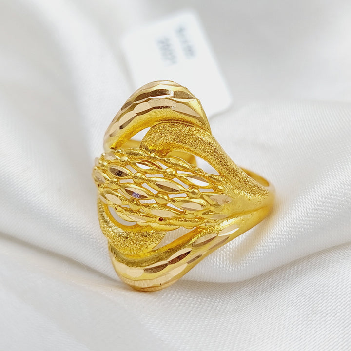 21K Gold Fancy Ring by Saeed Jewelry - Image 1