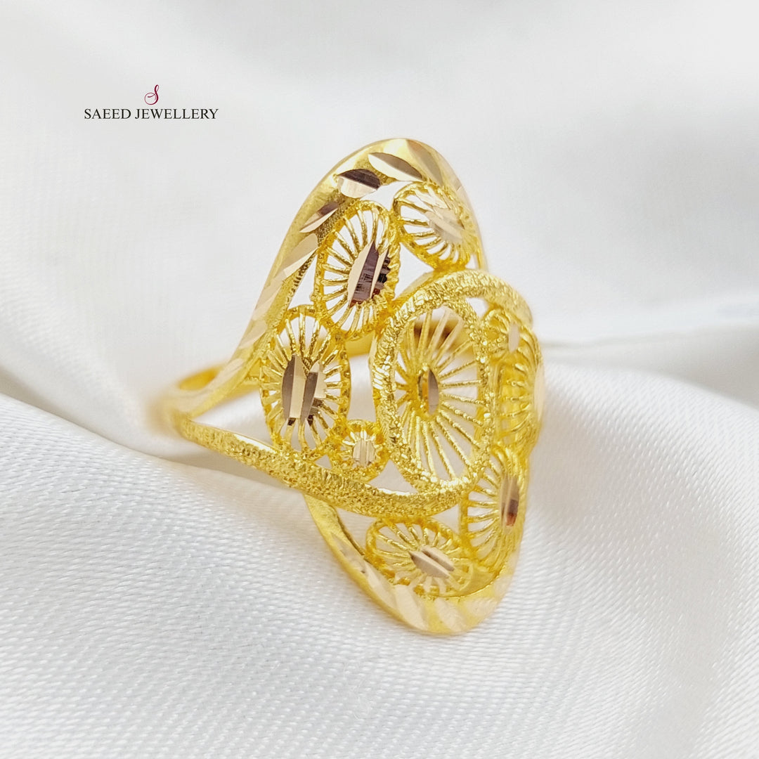 21K Gold Fancy Ring by Saeed Jewelry - Image 6