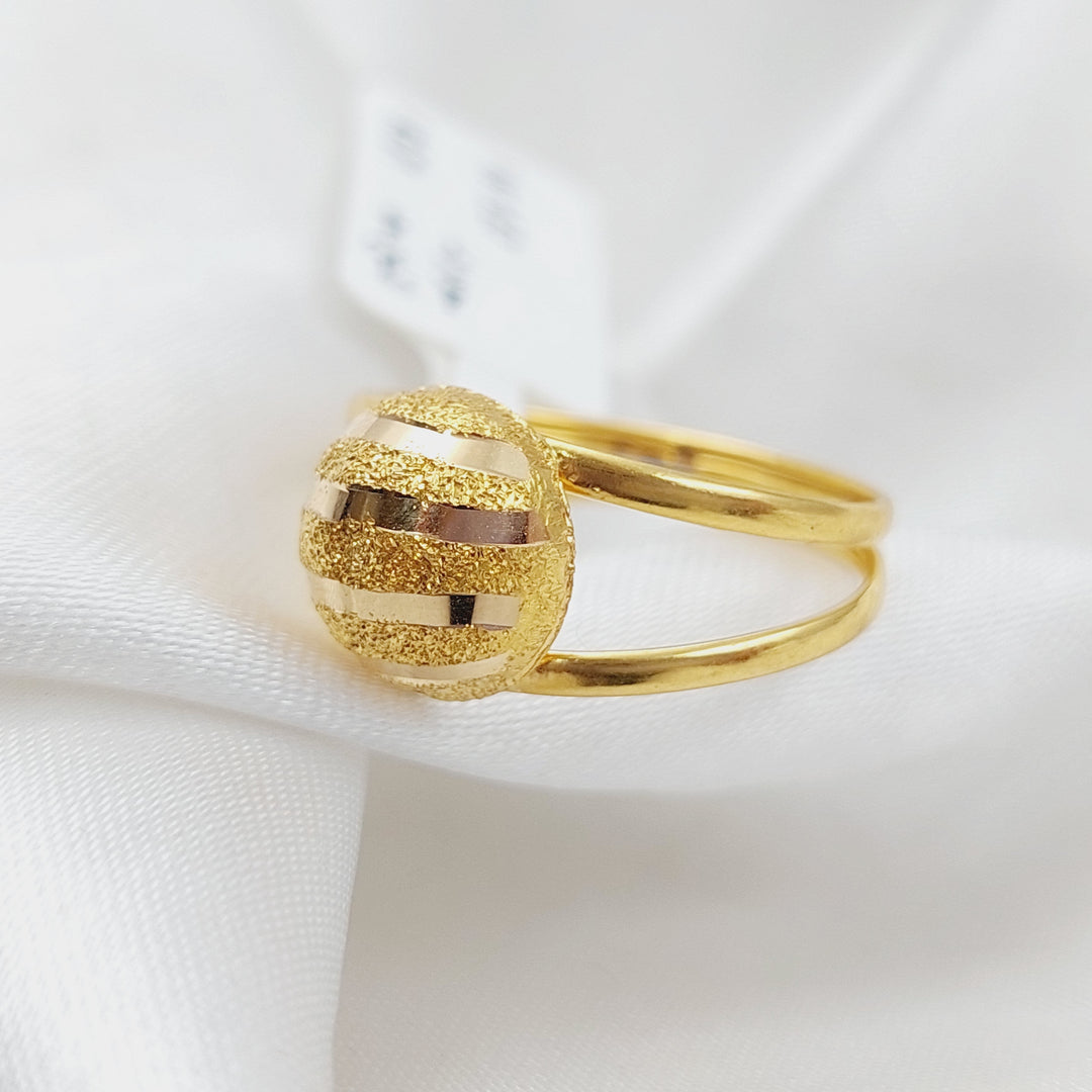 21K Gold Fancy Ring by Saeed Jewelry - Image 3