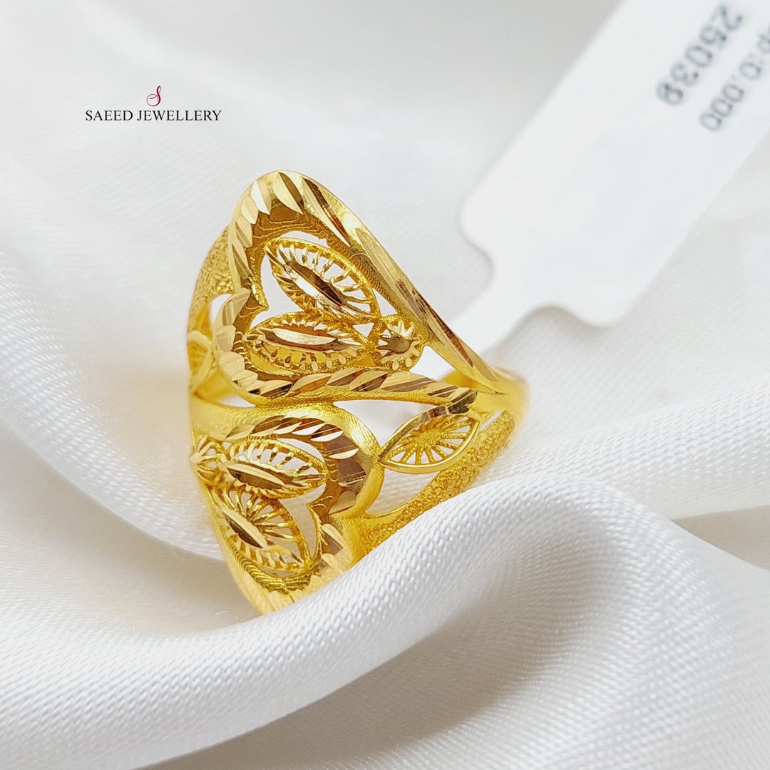 21K Gold Fancy Ring by Saeed Jewelry - Image 4