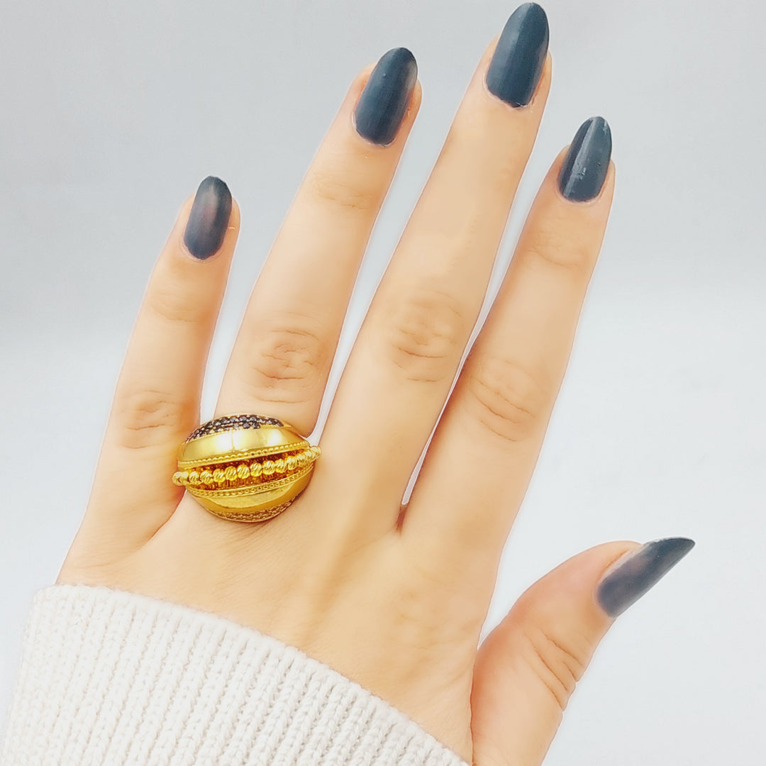 21K Gold Fancy Ring by Saeed Jewelry - Image 3