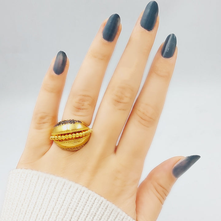 21K Gold Fancy Ring by Saeed Jewelry - Image 3