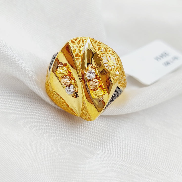 21K Gold Fancy Ring by Saeed Jewelry - Image 4