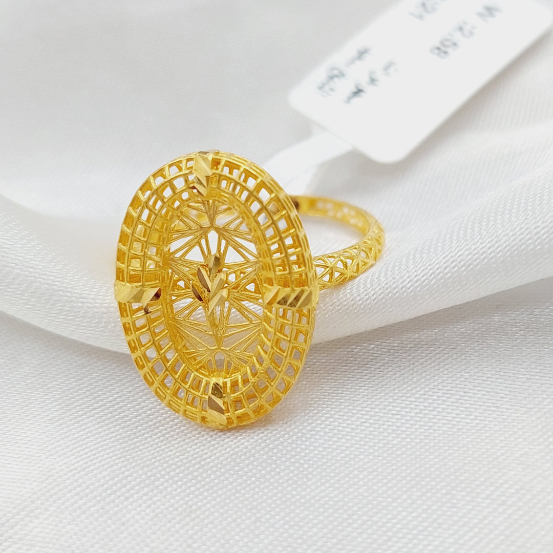 21K Gold Fancy Ring by Saeed Jewelry - Image 3