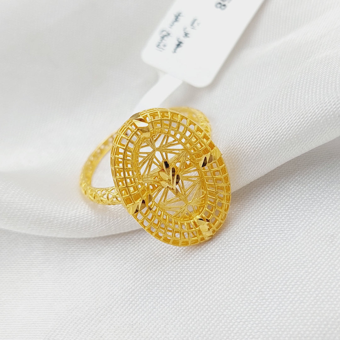 21K Gold Fancy Ring by Saeed Jewelry - Image 4