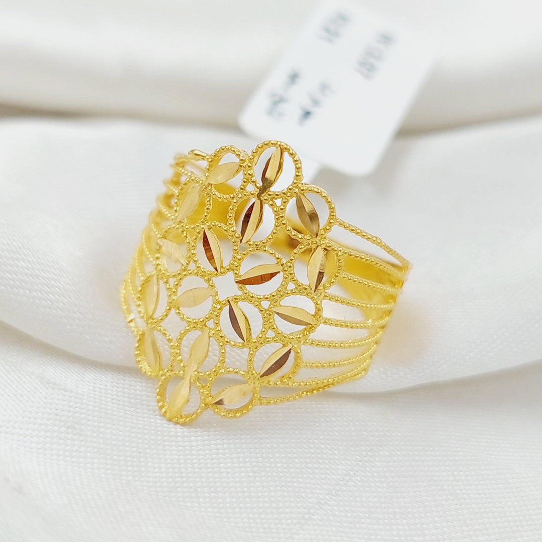 21K Gold Fancy Ring by Saeed Jewelry - Image 1