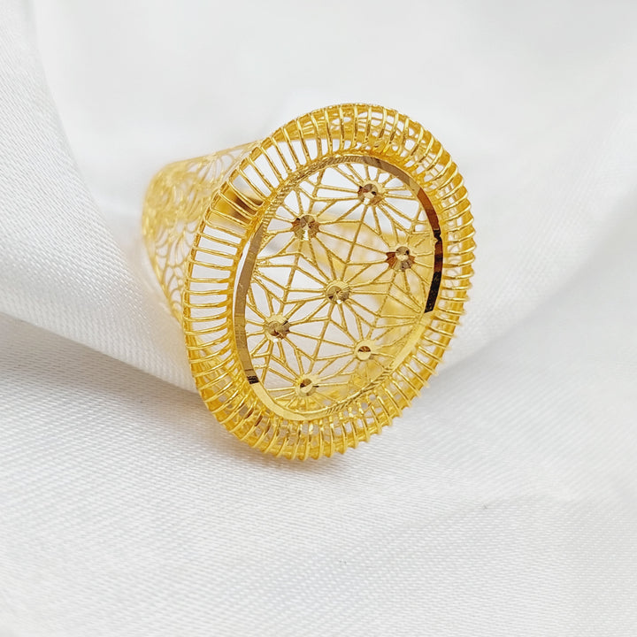 21K Gold Fancy Ring by Saeed Jewelry - Image 3