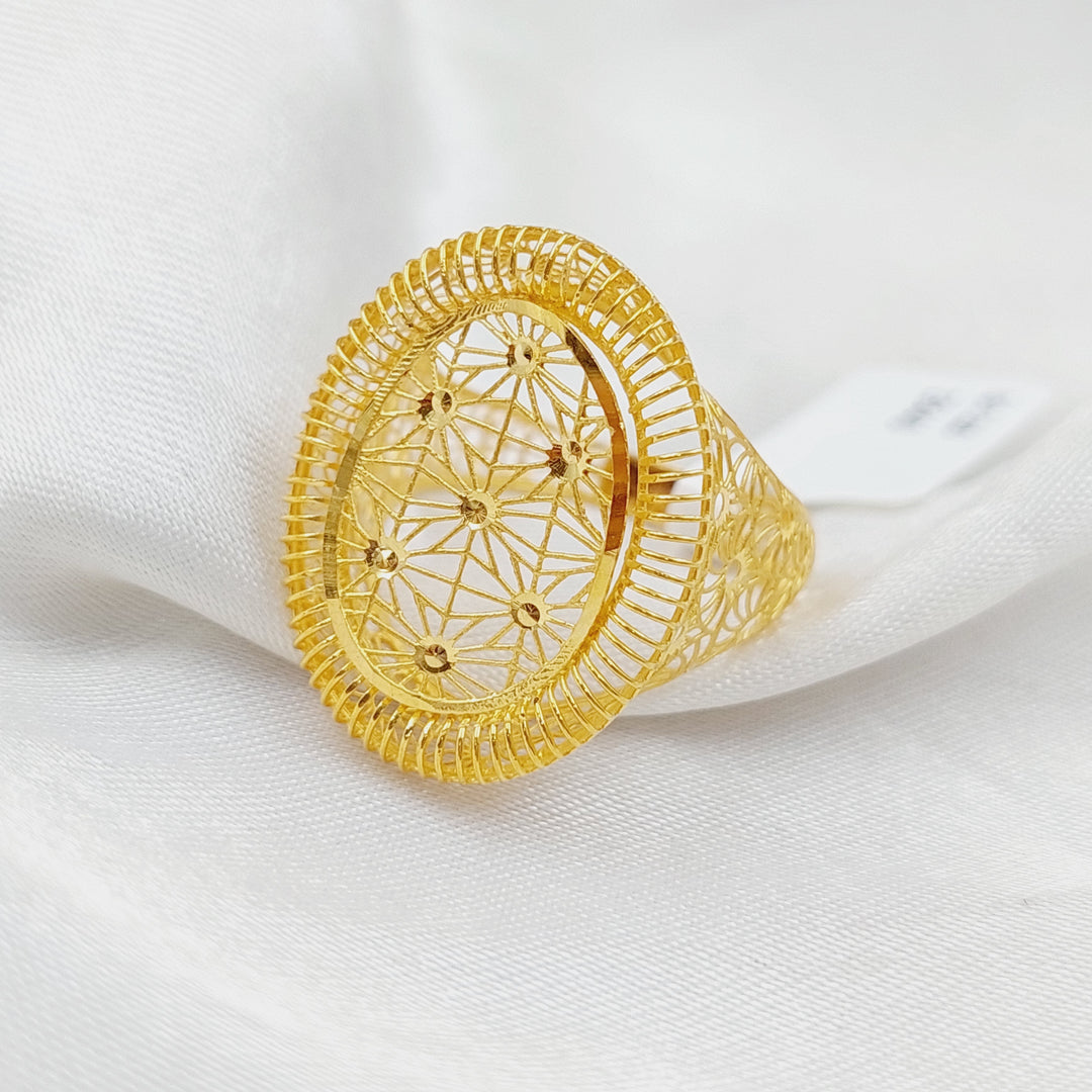 21K Gold Fancy Ring by Saeed Jewelry - Image 4