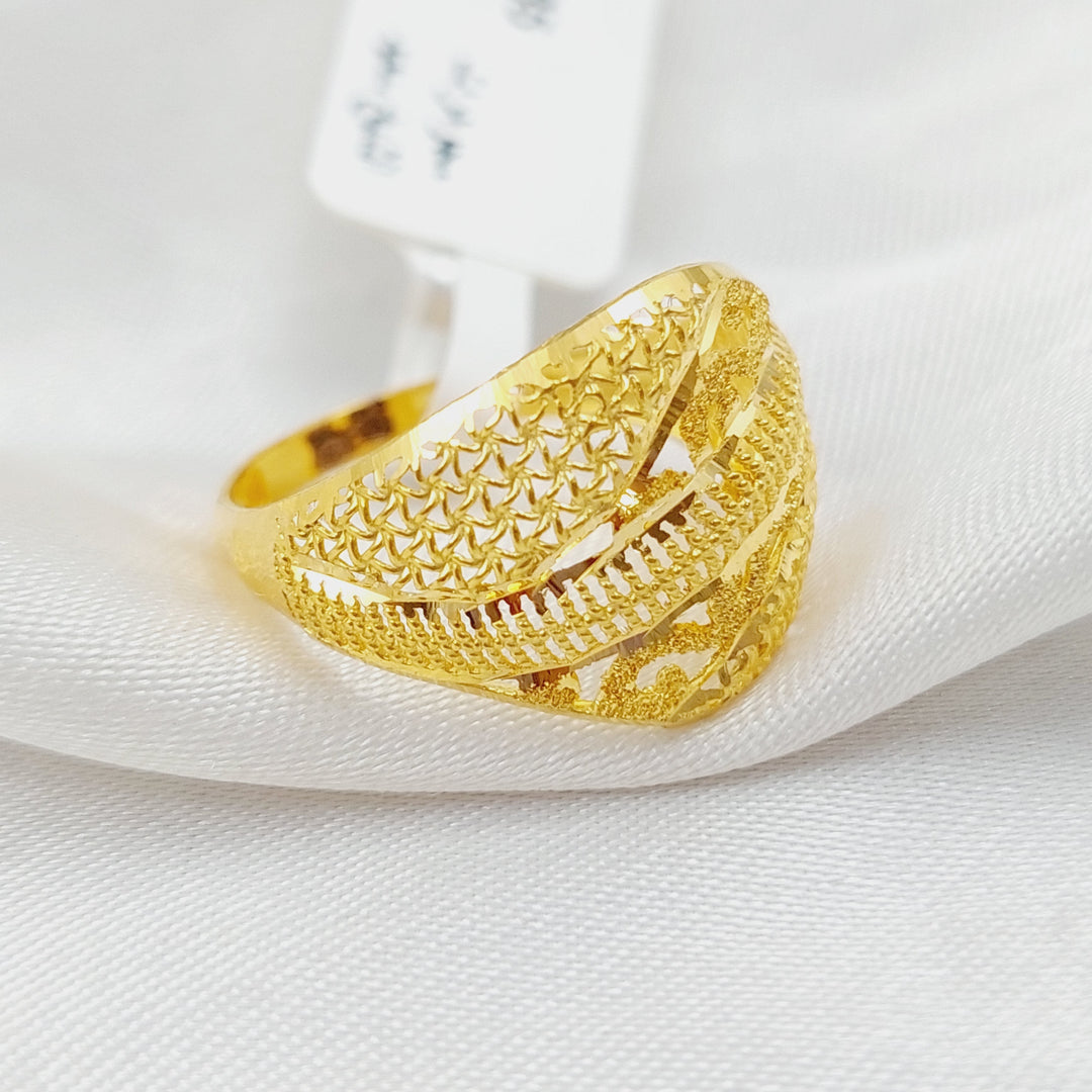 21K Gold Fancy Ring by Saeed Jewelry - Image 3