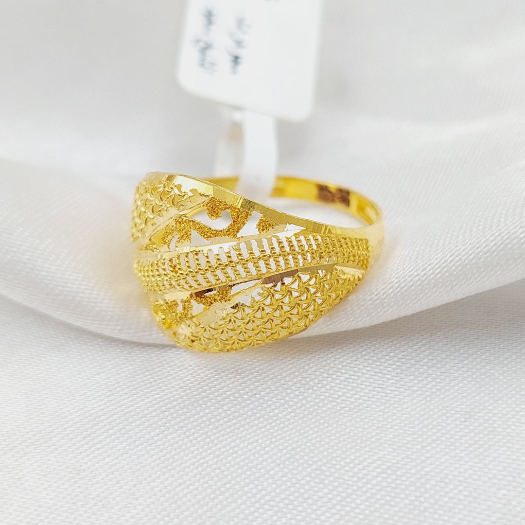 21K Gold Fancy Ring by Saeed Jewelry - Image 4