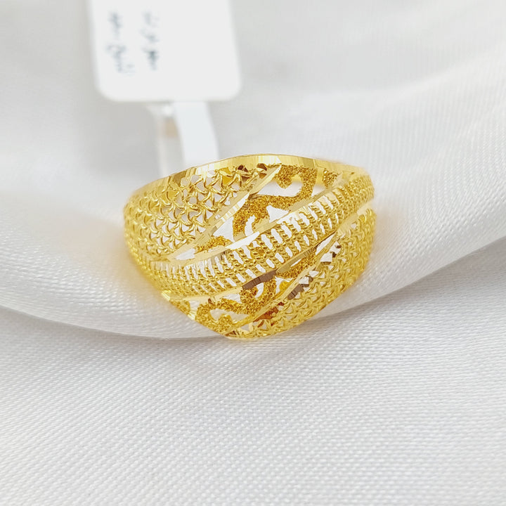 21K Gold Fancy Ring by Saeed Jewelry - Image 1