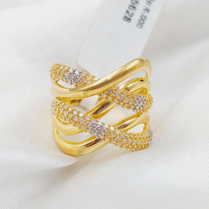 21K Gold Fancy Ring by Saeed Jewelry - Image 1