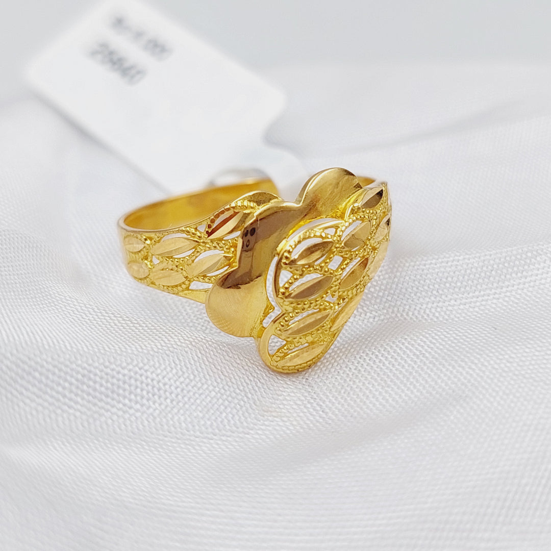 21K Gold Fancy Ring by Saeed Jewelry - Image 4