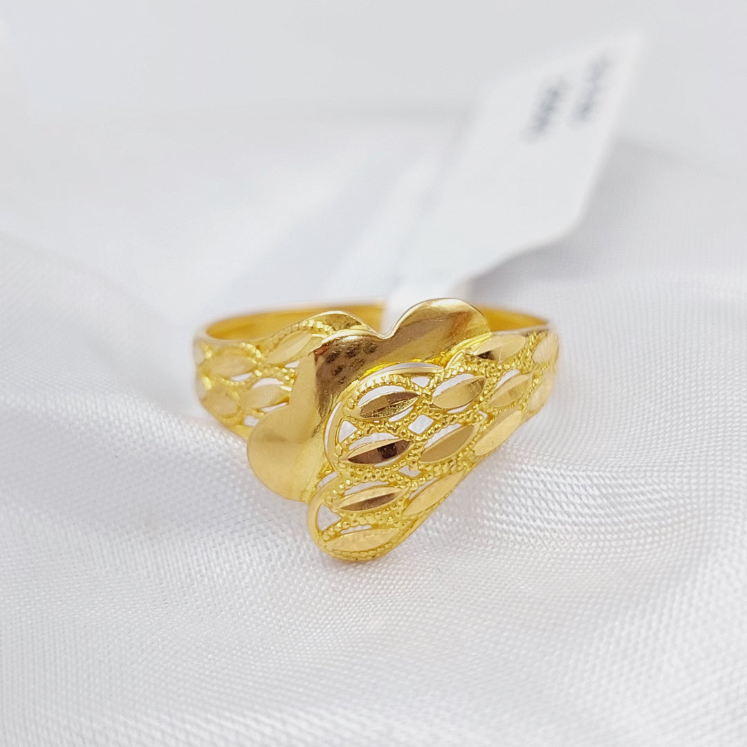 21K Gold Fancy Ring by Saeed Jewelry - Image 1