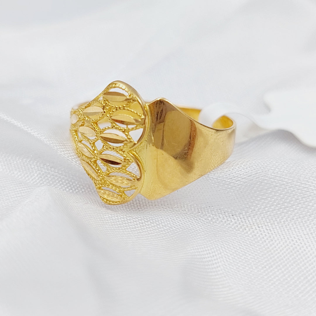 21K Gold Fancy Ring by Saeed Jewelry - Image 4