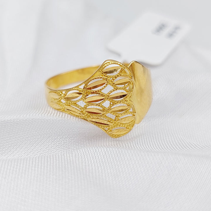 21K Gold Fancy Ring by Saeed Jewelry - Image 1