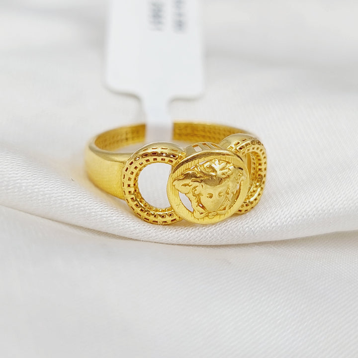 21K Gold Fancy Ring by Saeed Jewelry - Image 3