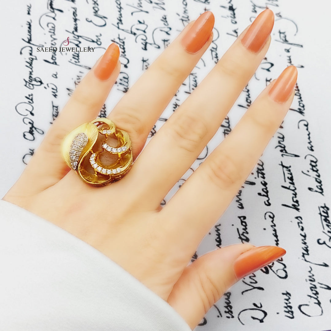 21K Gold Fancy Ring by Saeed Jewelry - Image 2