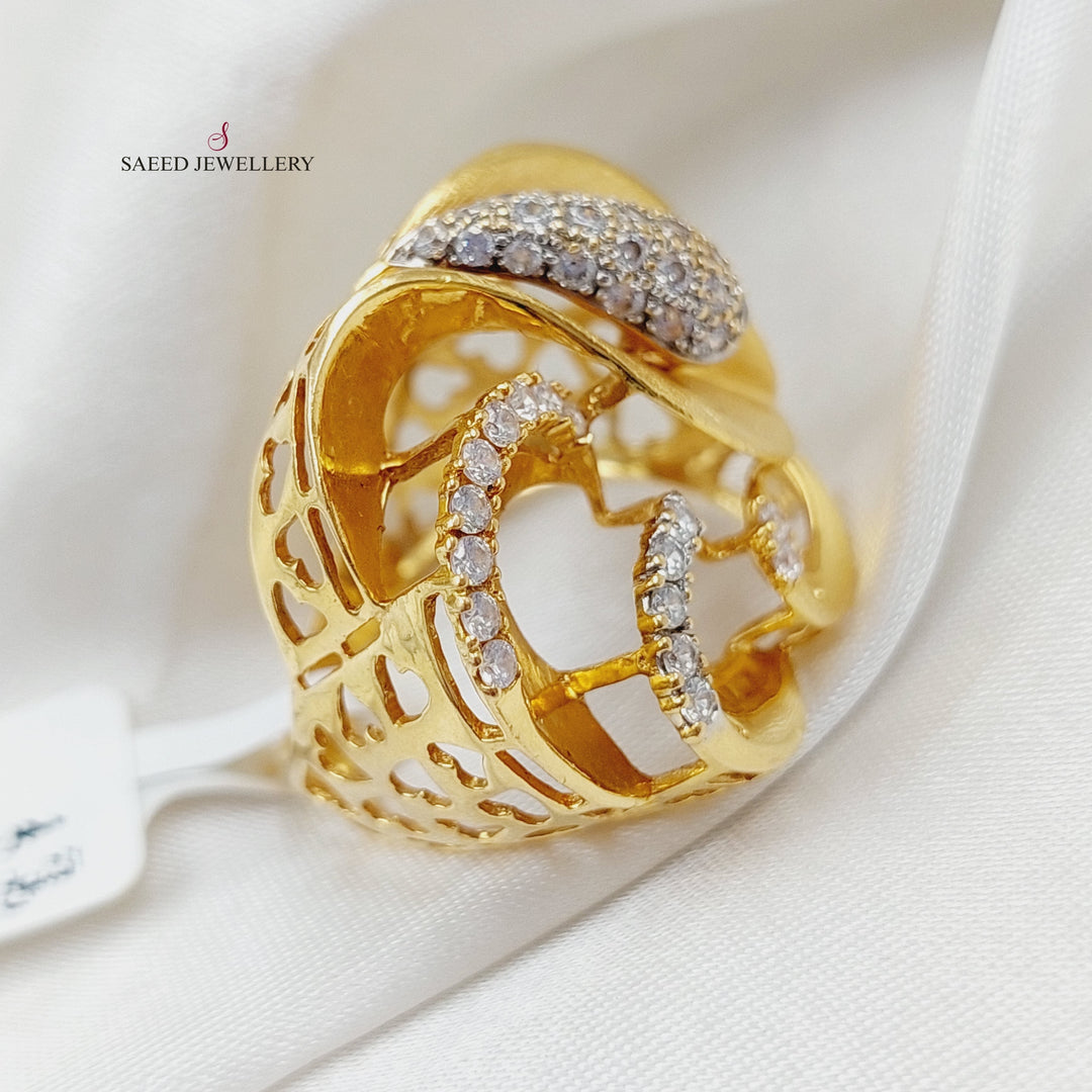 21K Gold Fancy Ring by Saeed Jewelry - Image 3