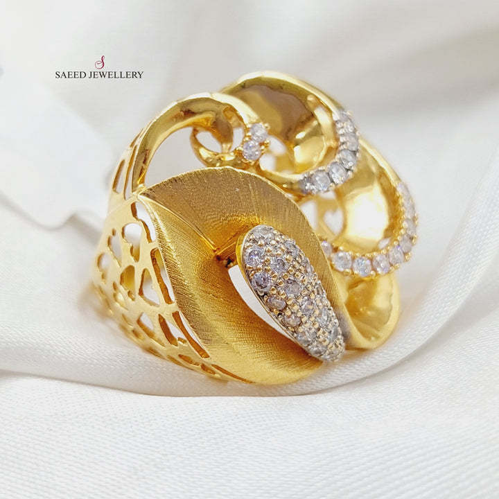 21K Gold Fancy Ring by Saeed Jewelry - Image 1