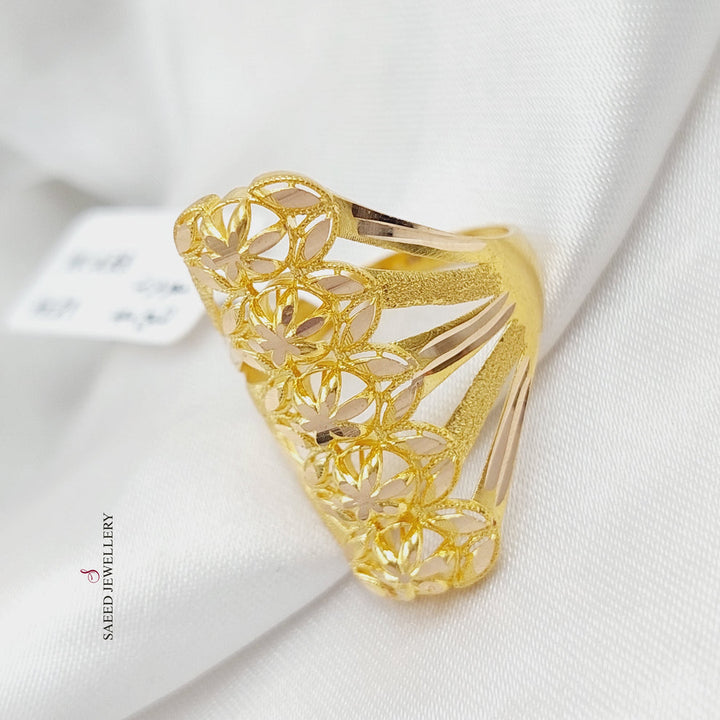 21K Gold Fancy Ring by Saeed Jewelry - Image 2