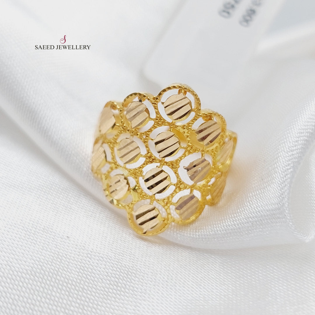 21K Gold Fancy Ring by Saeed Jewelry - Image 5