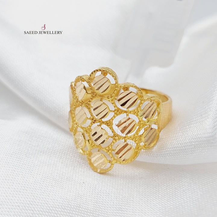 21K Gold Fancy Ring by Saeed Jewelry - Image 1