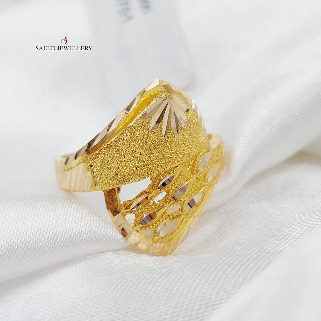21K Gold Fancy Ring by Saeed Jewelry - Image 8