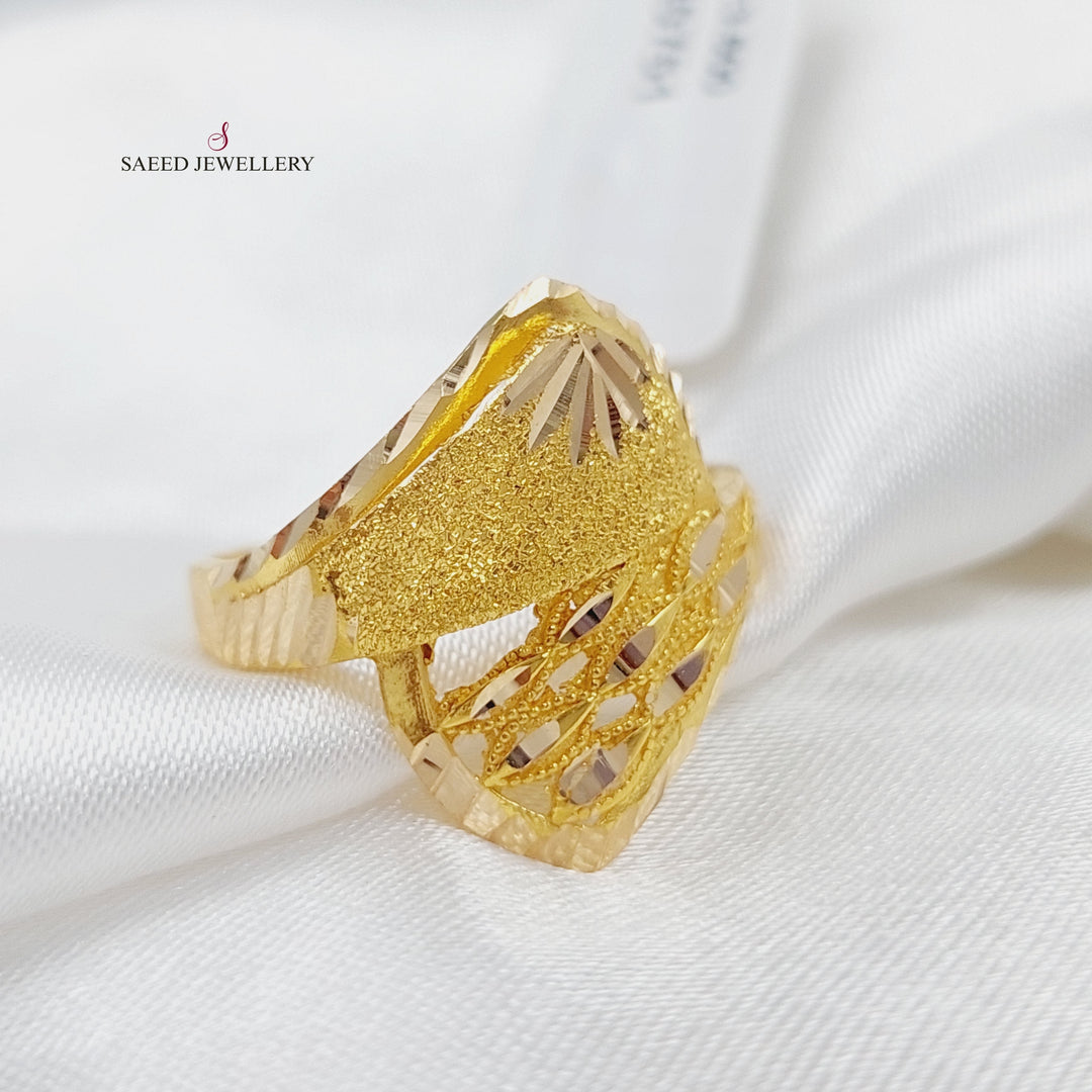21K Gold Fancy Ring by Saeed Jewelry - Image 12