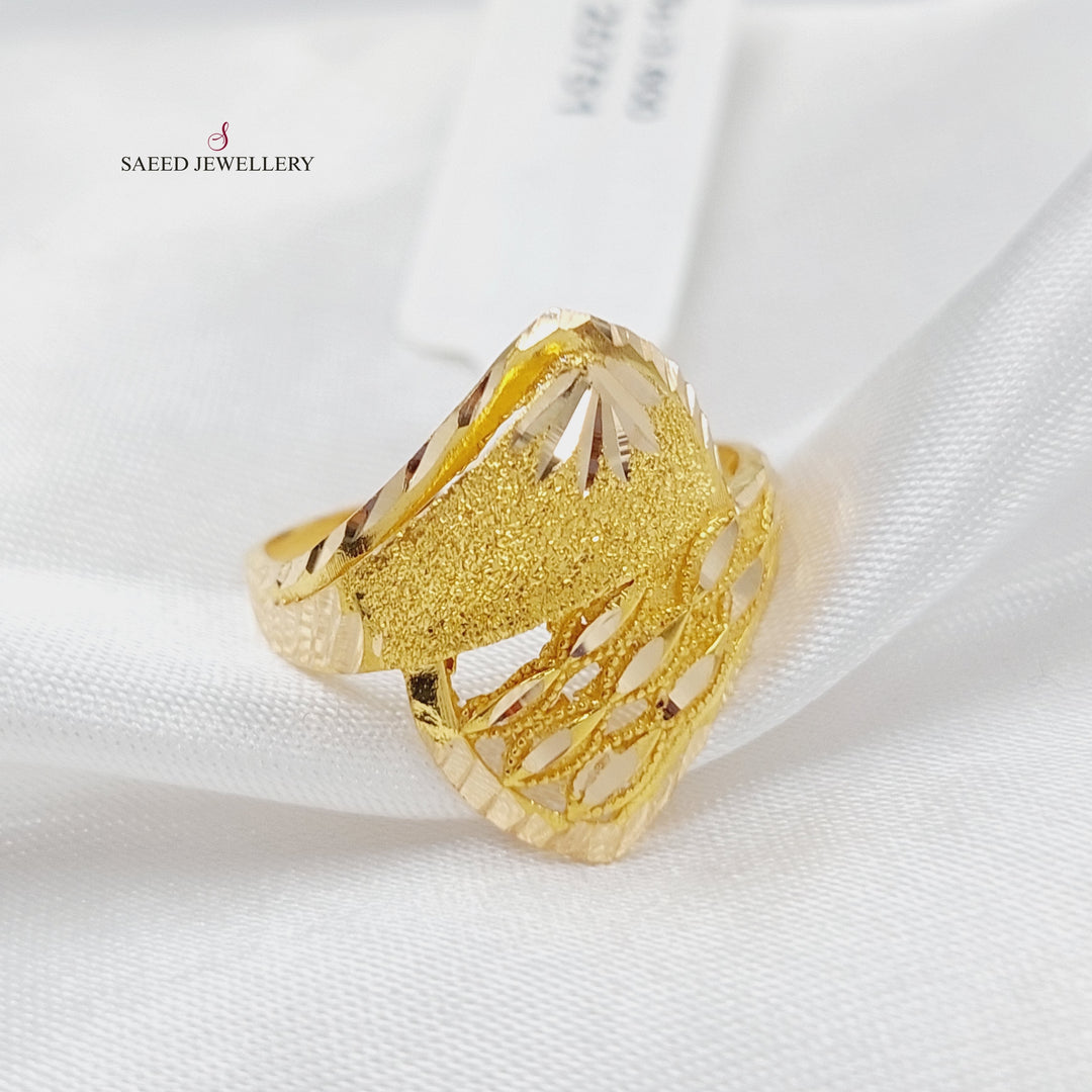21K Gold Fancy Ring by Saeed Jewelry - Image 13