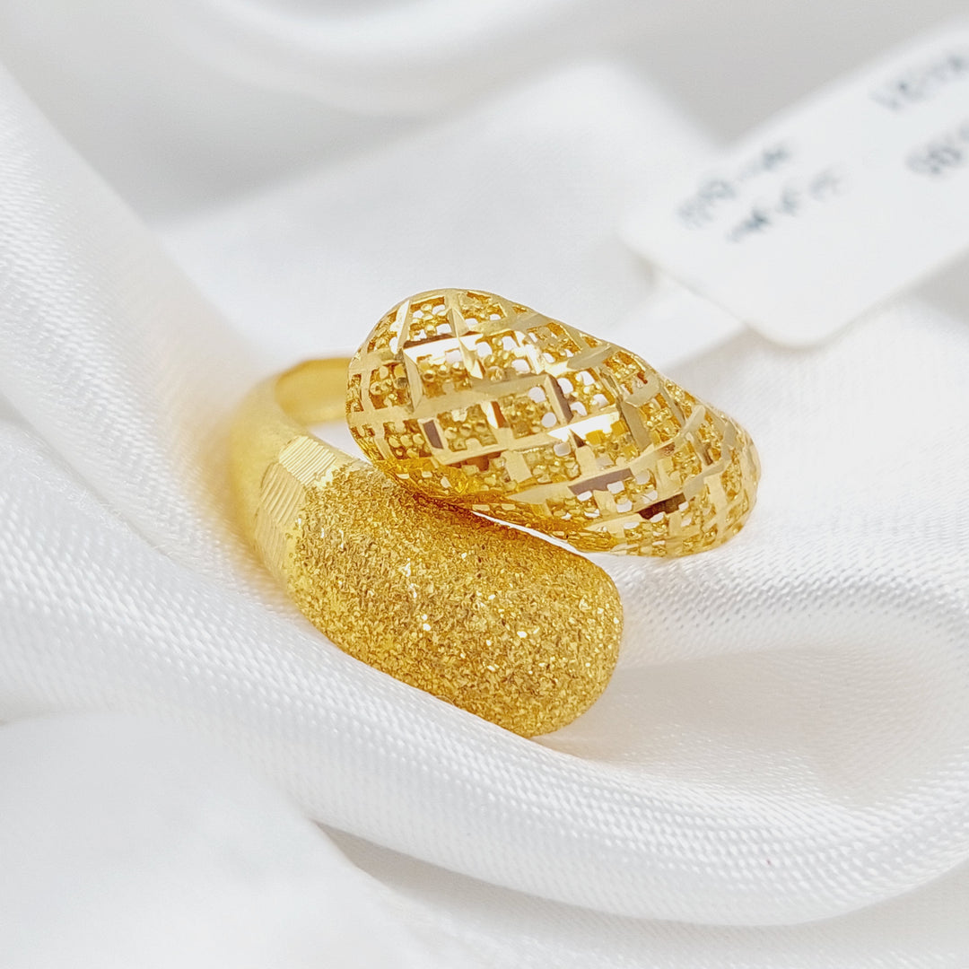 21K Gold Fancy Ring by Saeed Jewelry - Image 6