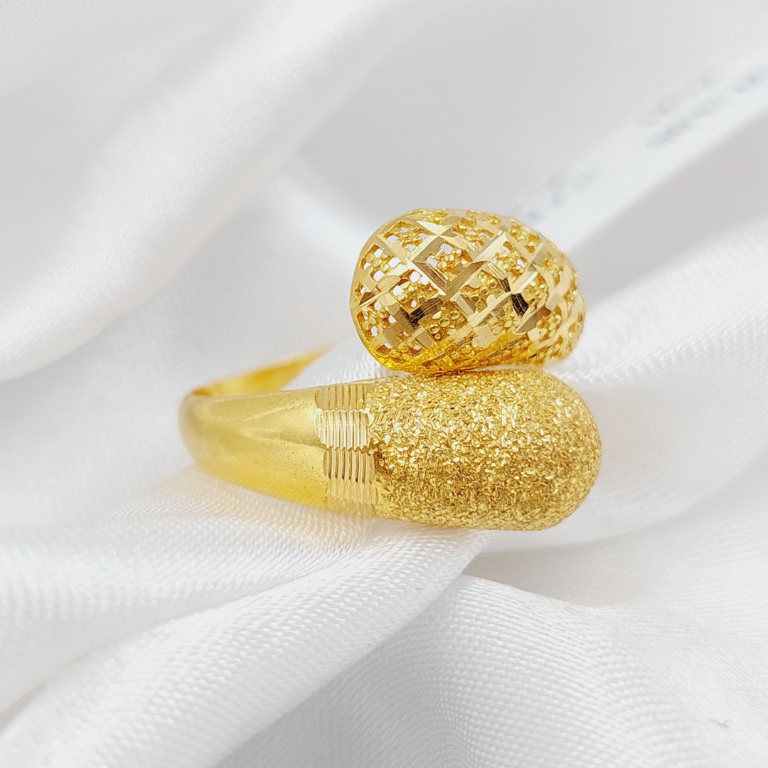 21K Gold Fancy Ring by Saeed Jewelry - Image 1