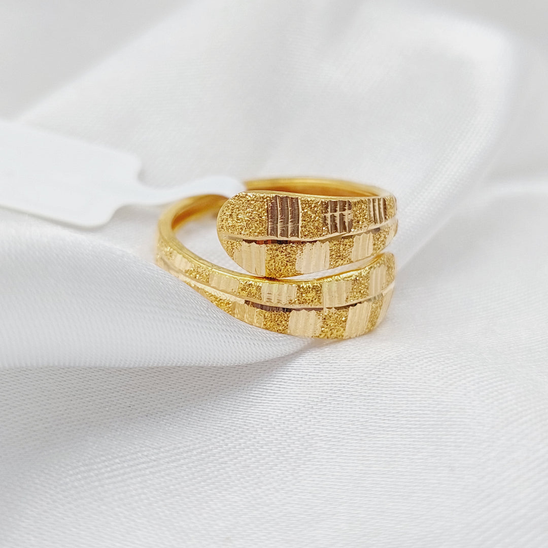 21K Gold Fancy Ring by Saeed Jewelry - Image 3