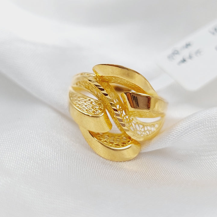 21K Gold Fancy Ring by Saeed Jewelry - Image 6