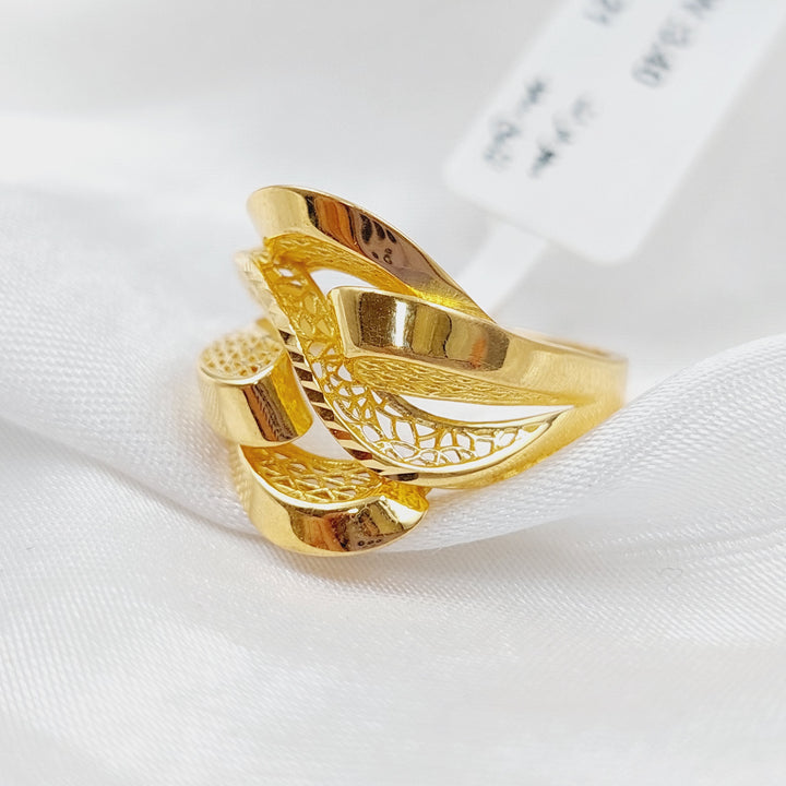 21K Gold Fancy Ring by Saeed Jewelry - Image 4